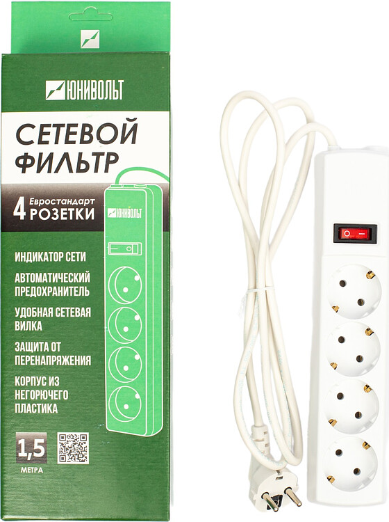 Сетевой фильтр Юнивольт 00-00000386