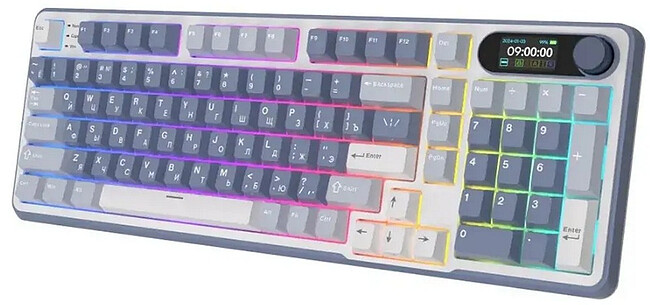 Клавиатура Royal Kludge RK-S98 Cream switch/Ocean Blue