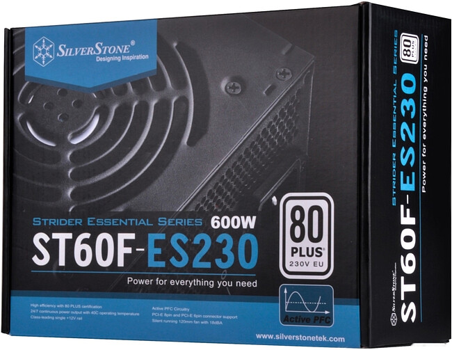 Блок питания SilverStone ST60F-ES230 600W (SST-ST60F-ES230)