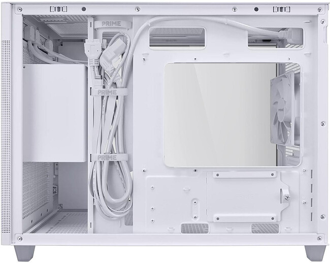 Корпус ASUS PRIME AP201 Tempered Glass mATX без БП White (90DC00G3-B39010)