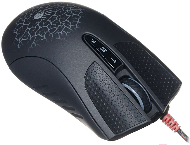 Мышь Bloody Blazing Gaming Mouse AL90 черный