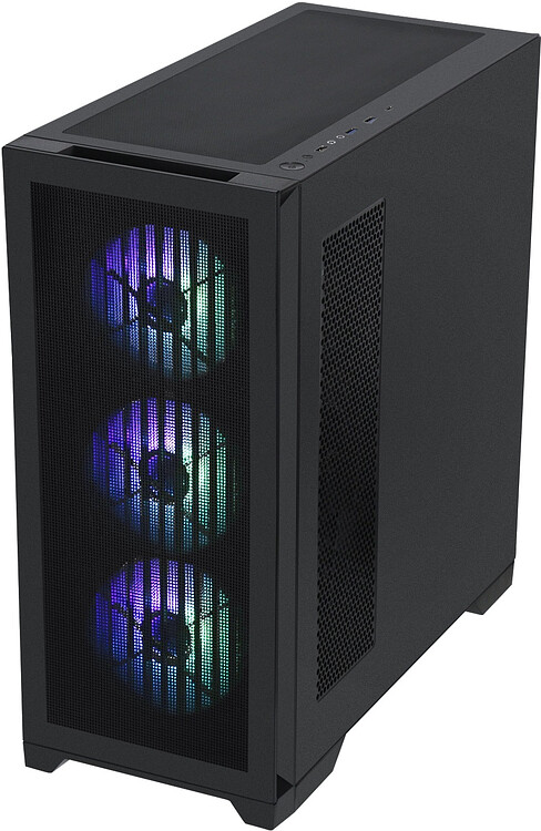 Корпус HAFF Glory ATX без БП Black