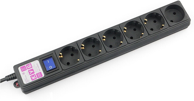 Сетевой фильтр Power Cube SPG6-B-3M черный