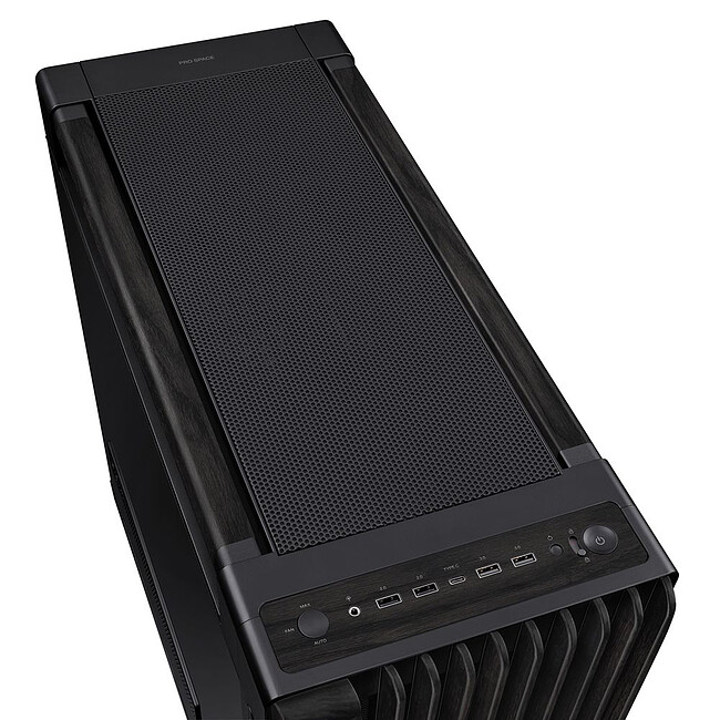 Корпус ASUS Proart PA602 Walnut Wood TG PWM без БП Black (90DC00J0-B09030)