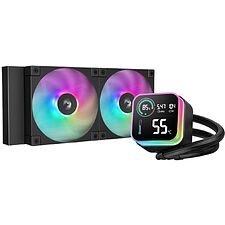 Система жидкостного охлаждения для процессора DeepCool LQ240 Black (R-LQ240-BKLSMW-G-1)