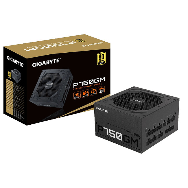 Блок питания GigaByte GP-P750GM 80+ (28200-P750G-1EUR)