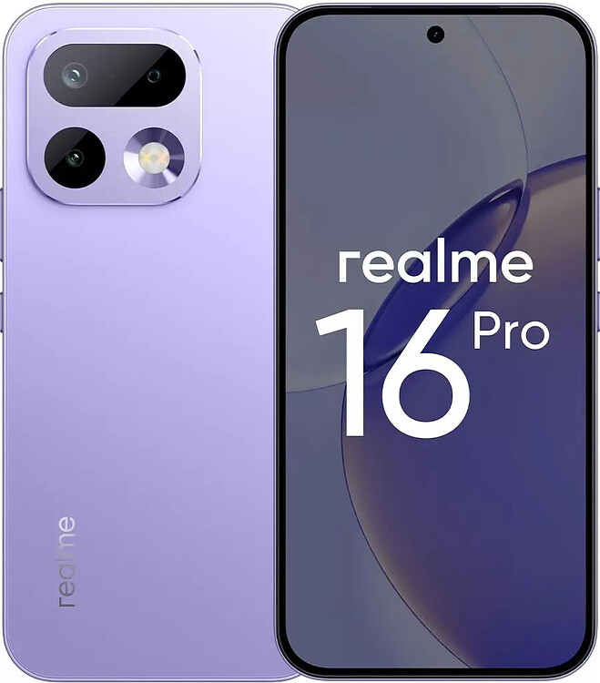 Смартфон Realme 16 Pro RMX5120 8/256Gb сиреневый