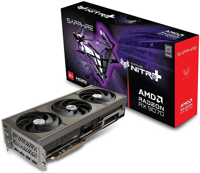 Видеокарта Sapphire Nitro+ Radeon RX 9070 16Gb GDDR6 (11349-01-20G)