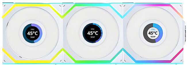 Комплект вентиляторов для корпуса Lian Li Uni Fan SL Wireless 120 белый (G99.12SL1W3W.00)