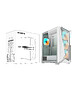 Корпус Gigabyte C301 Glass V2 без БП White (GB-C301GW)