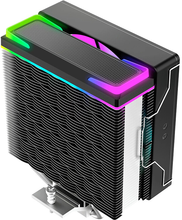 Кулер для процессора Ocypus Delta A40 SE BK ARGB черный (Delta-A40-BK1AAWN00S-GL)
