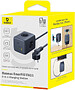 Удлинитель Baseus 00082100123-00 EnerFill FA11 Cube Power Strip 3AC+1U+1C 67W 1.5m EU Cosmic Black (EFMF67-EU)
