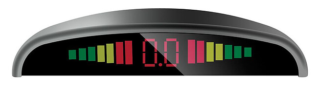 Парковочный радар Digma DCK-100S серебристый