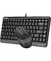 Набор периферии A4Tech Fstyler F1110 Grey черный/серый