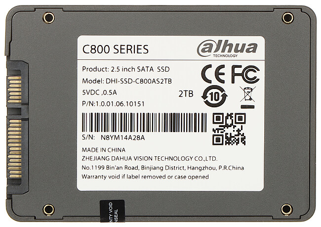 SSD диск Dahua 2TB DHI-SSD-C800AS2TB