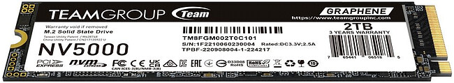 SSD диск Team Group NV5000 2Tb (TM8FGM002T0C101)
