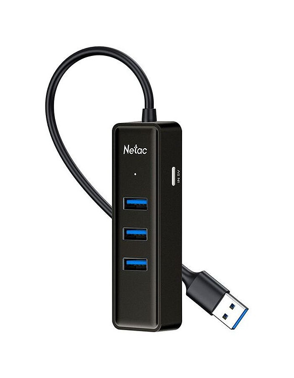 USB-хаб Netac WF12 (NT08WF12-30BK)