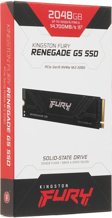 SSD диск Kingston Fury Renegade G5 2TB (SFYR2S/2T0)