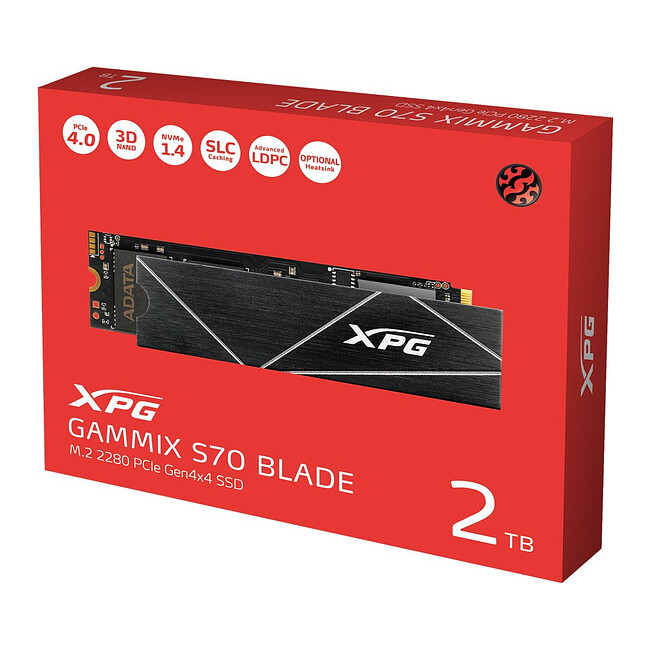 SSD диск A-Data XPG Gammix S70 Blade 2TB (AGammixS70B-2T-CS)
