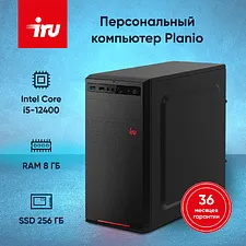 Компьютер iRU Planio 310H6SEV черный (2112564)