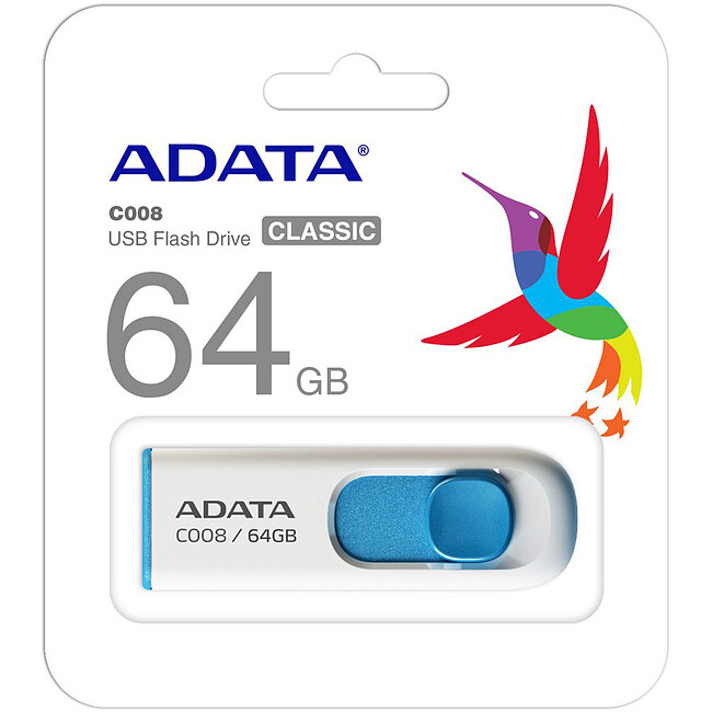 USB Flash-накопитель A-Data AC008-64G-RWE 64GB