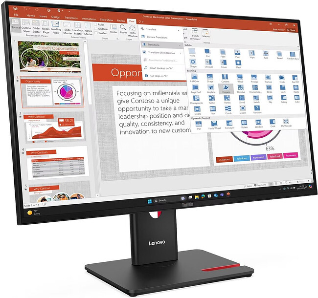 Монитор Lenovo ThinkVision T27-40 (64A5MAT6EU)