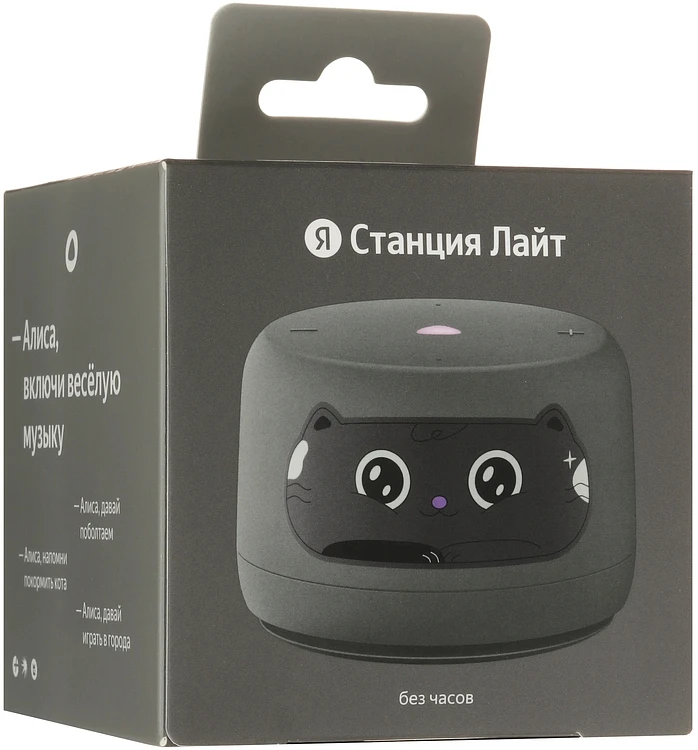 Умная колонка Яндекс Станция Лайт 2 графит (YNDX-00028GRY)