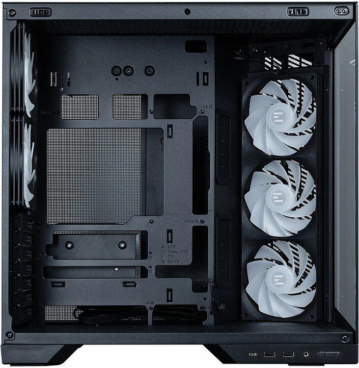 Корпус Zalman D50 без БП Black