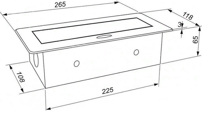Разветвитель Premier PX/BL-HOR-2R-2USB-BLK черный