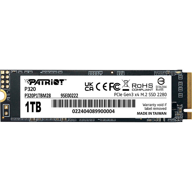 SSD диск Patriot P320 1TB (P320P1TBM28)