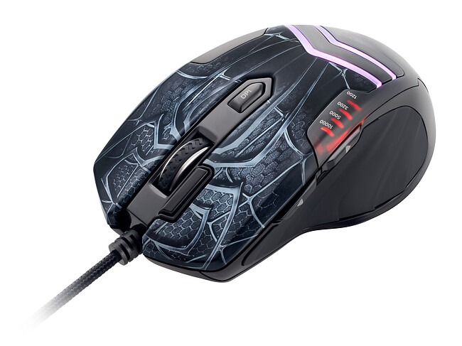 Мышь Oklick GMNG XM007 черный/серый