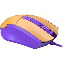 Мышь A4Tech Bloody L65 Max желтый/фиолетовый