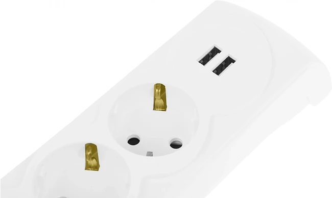 Сетевой фильтр Kranz 13-4700 белый