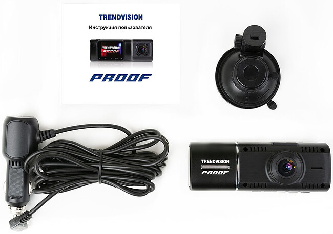 Автомобильный видеорегистратор TrendVision Proof PRO черный