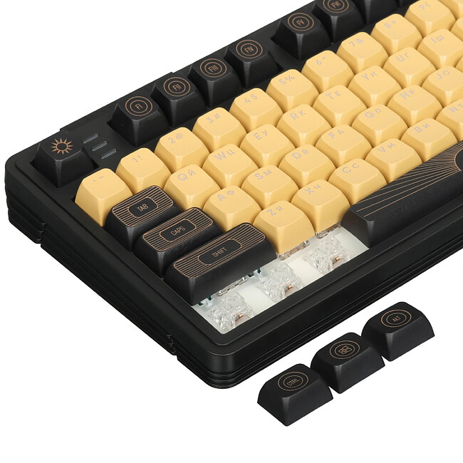 Клавиатура Дарк Проджект KD87A+Numpad черный (DP-KD-87A-000101-GMS)