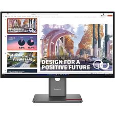 Монитор Lenovo ThinkVision P27QD-40 черный (64B3GAT2UK)