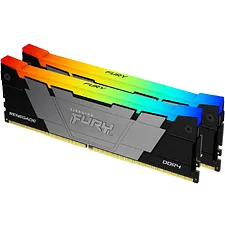 Оперативная память Kingston Fury Renegade Black 16GB DDR4 RGB XMP (KF446C19RB2AK2/16)