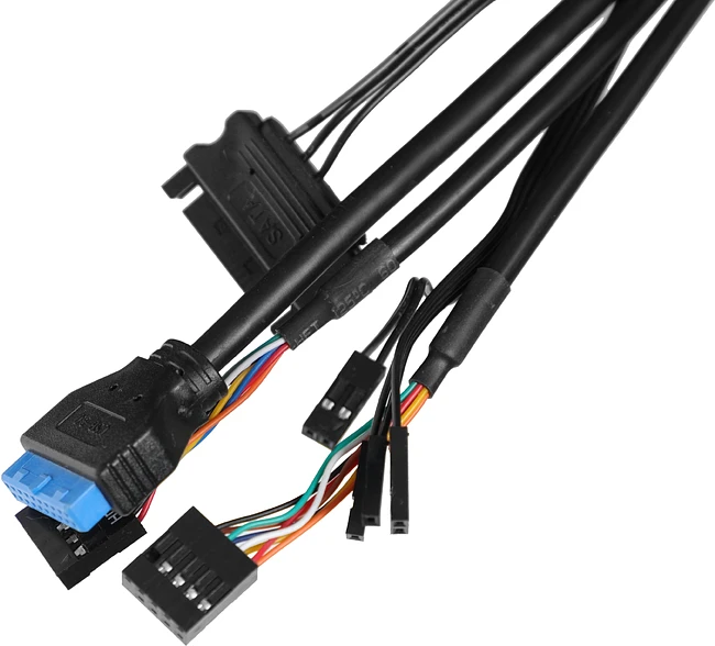 Корпус Azza Spectra черный без БП (CSAZ-280B)