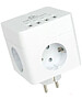 Сетевой фильтр Cablexpert CUBE-4-U4-W белый