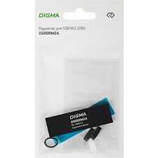 Радиатор для SSD Digma DGRDRM2A Ret черный