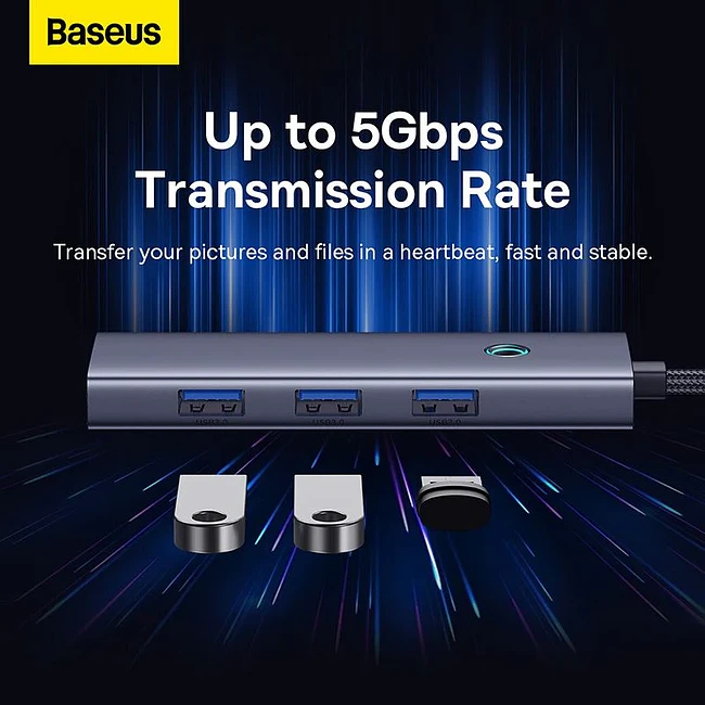 Док-станция Baseus BS-OH110 Space Grey (B00052809813-00)