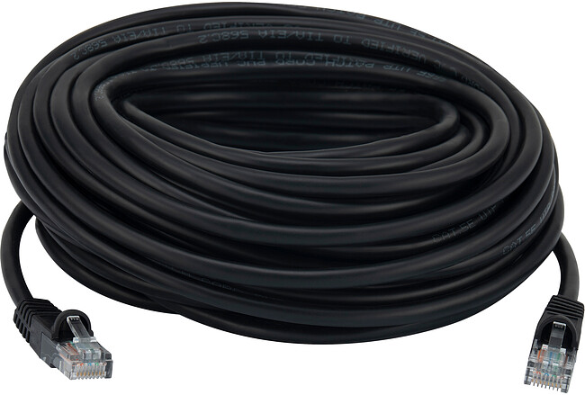 Патч-корд Buro UTP cat5E 15м черный RJ-45 (m)-RJ-45 (m)