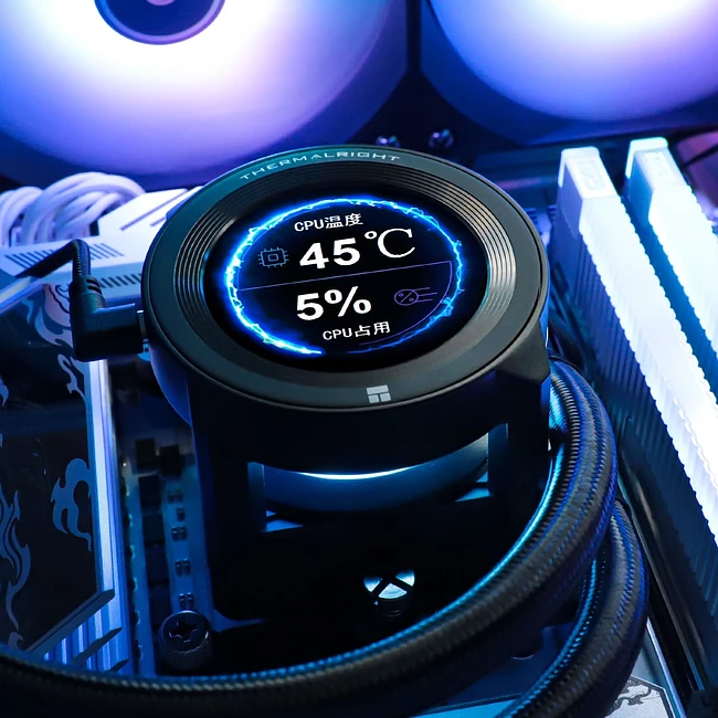 Система жидкостного охлаждения для процессора Thermalright Core Vision 360 Black (C-VISION-360-BL)