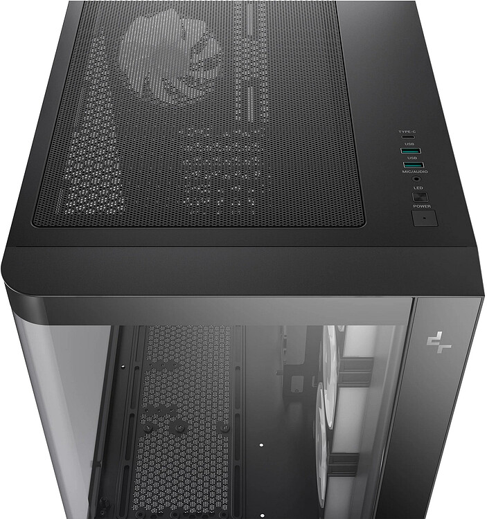 Корпус DeepCool CG530U 4F ATX без БП черный (R-CG530U-BKAGA4-G)