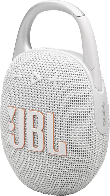 Беспроводная колонка JBL CLIP 5 белый (JBLCLIP5WHT)
