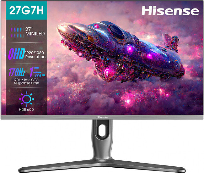 Монитор Hisense 27G7H черный