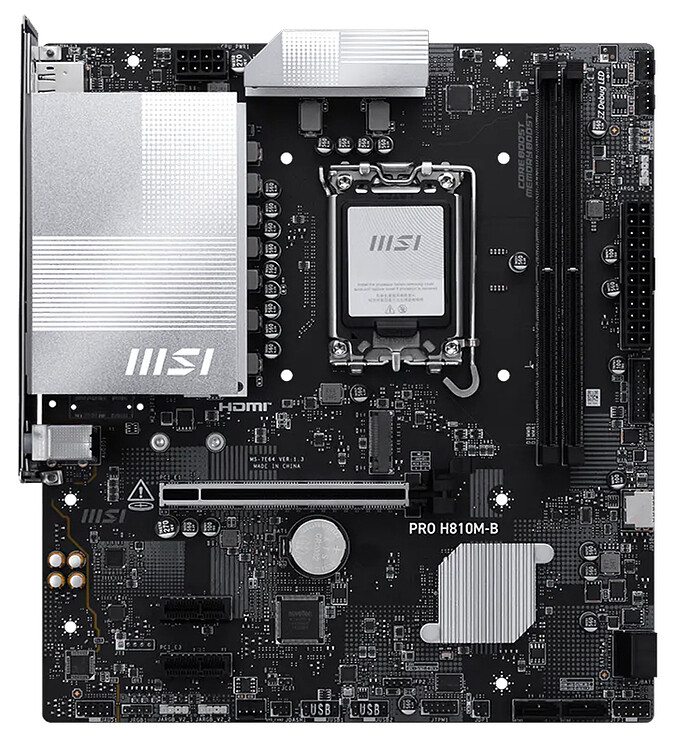 Материнская плата MSI Pro H810M-B