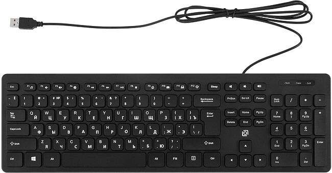 Клавиатура Oklick K733 черный (2027842)