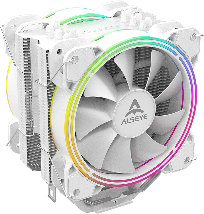 Кулер для процессора Alseye H120D белый