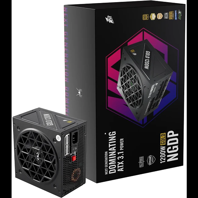 Блок питания 1stPlayer HA-1200BA4 1200W черный (NGDP-GLD-1200-BK-EU)
